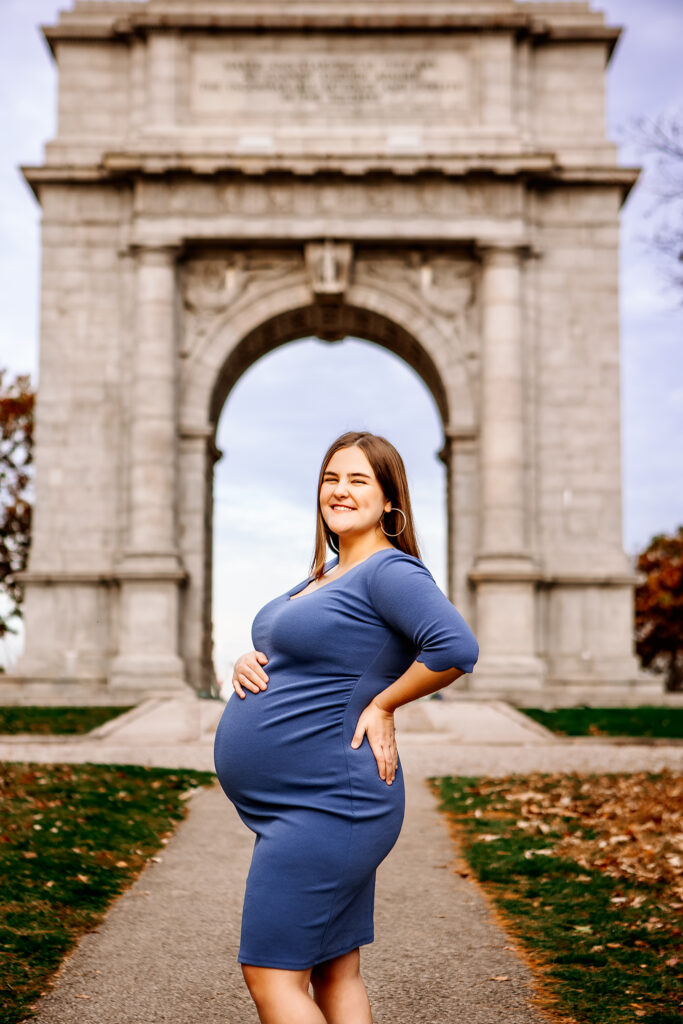 Maternity session Valley Forge National park